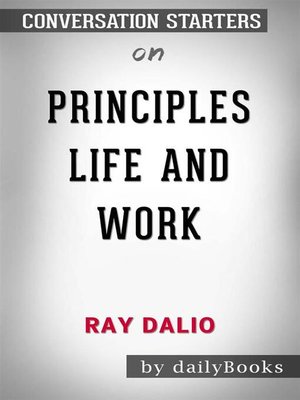 cover image of Principles--Life and Work by Ray Dalio | Conversation Starters